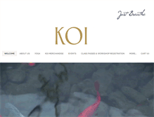 Tablet Screenshot of koiyoga.com
